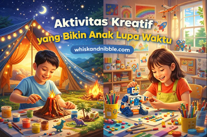 Aktivitas Kreatif yang Bikin Anak Lupa Waktu