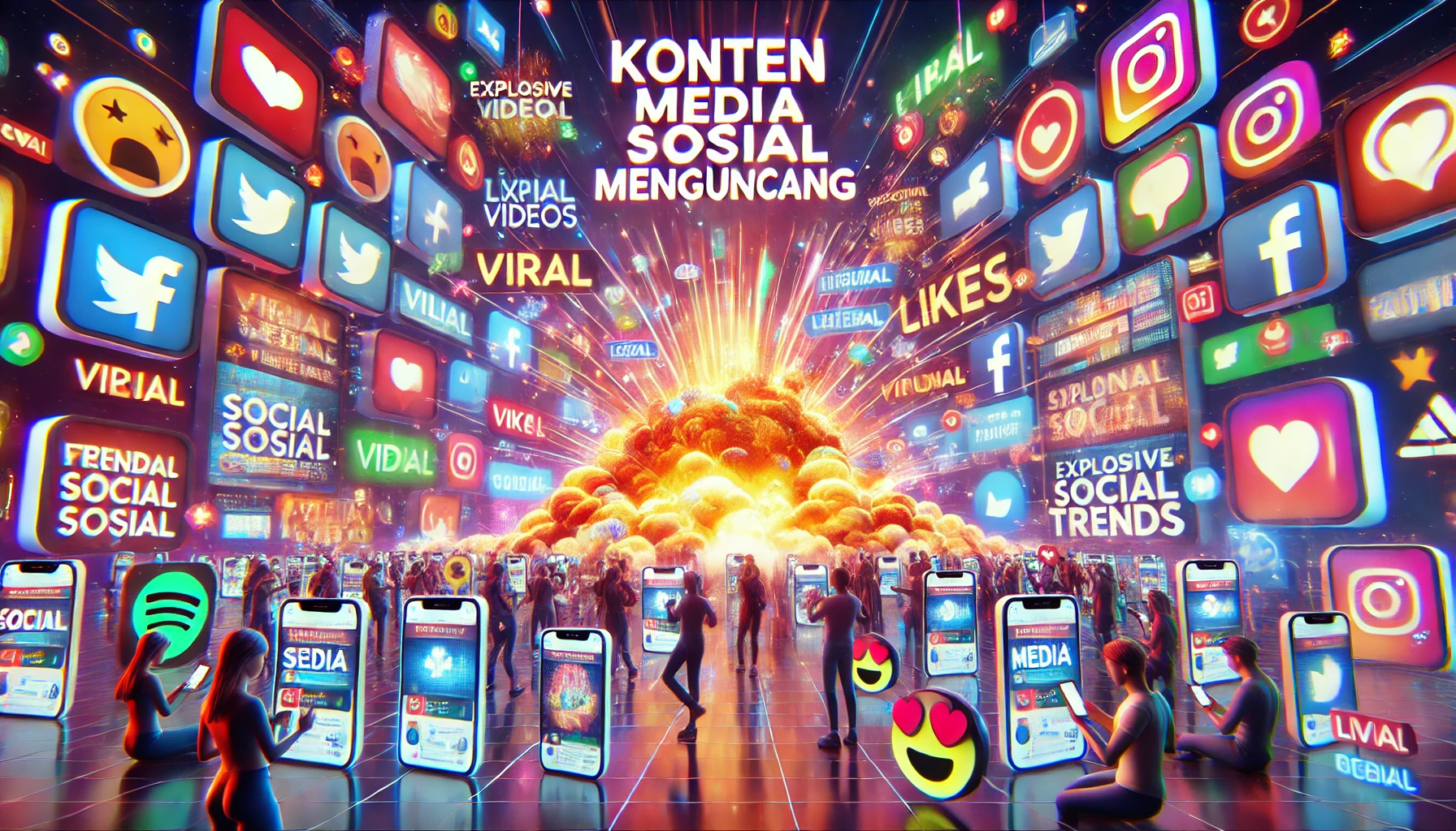 Konten Media Sosial Mengguncang
