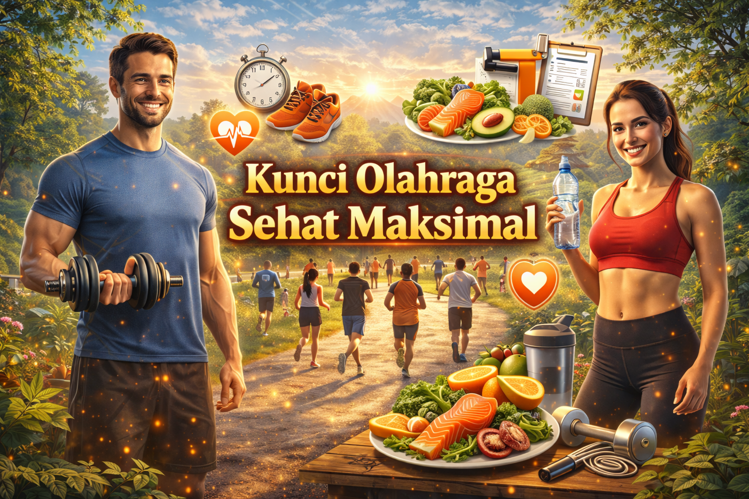 Kunci Olahraga Sehat Maksimal